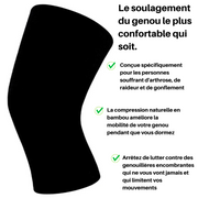 Genouillère de Compression en Fibres de Bambou