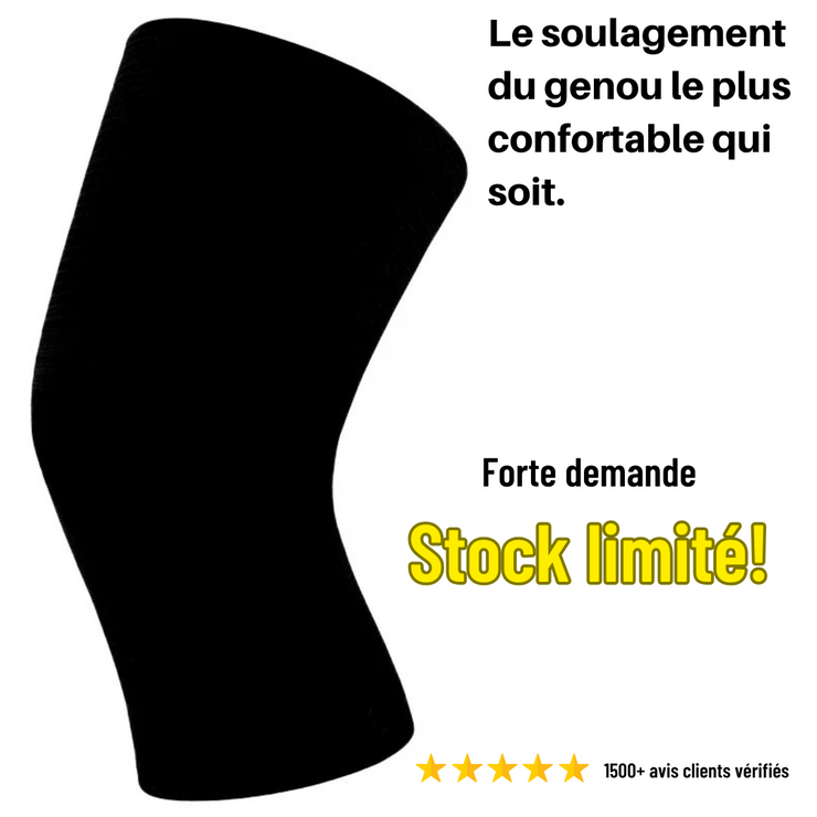 Genouillère de Compression en Fibres de Bambou