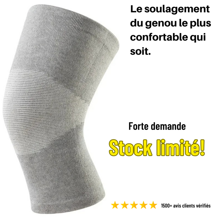 Genouillère de Compression en Fibres de Bambou