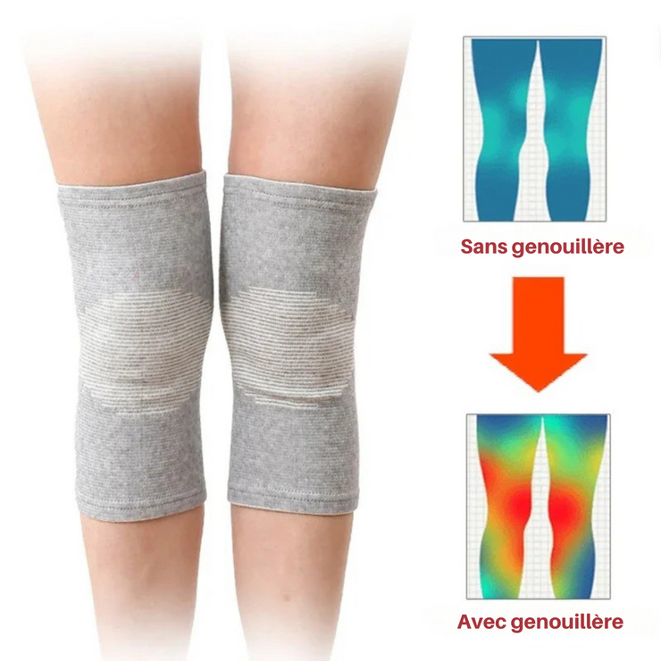 Genouillère de Compression en Fibres de Bambou